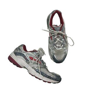 Brooks Adrenaline 9 GTS Womens Running Shoes Size 10 Silver Lace Up Sneakers